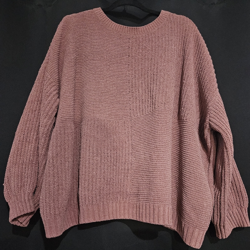 Maurices Dusty Rose Knit Sweater 2X